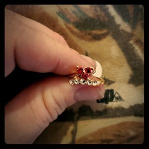 Size 5.5 rose colored ring